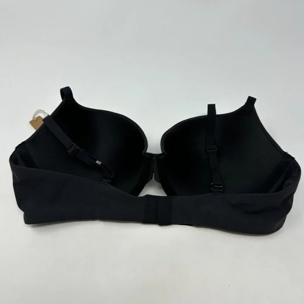 NWT SKIMS Fits Everybody Demi Push-Up T-Shirt Bra BR-UWR- 2295‎ ONYX 32C - Picture 5 of 7
